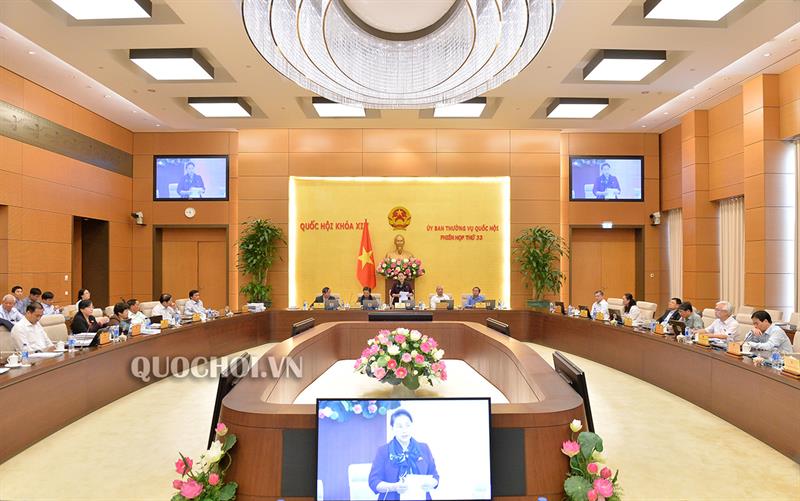 Bế mạc Phiên họp thứ 33 của Ủy ban Thường vụ Quốc hội